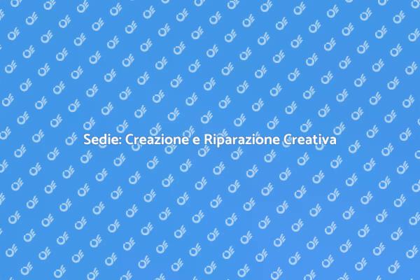 Sedie: Arte e Funzionalità in Casa