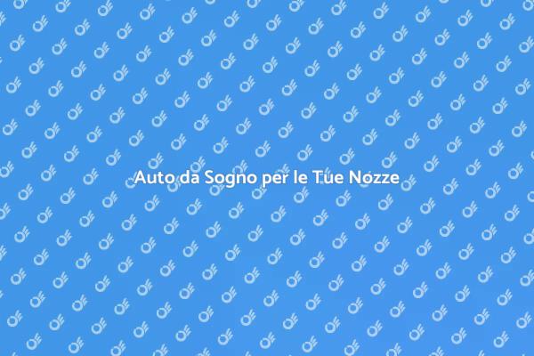 Trasporti Eleganti per il Matrimonio