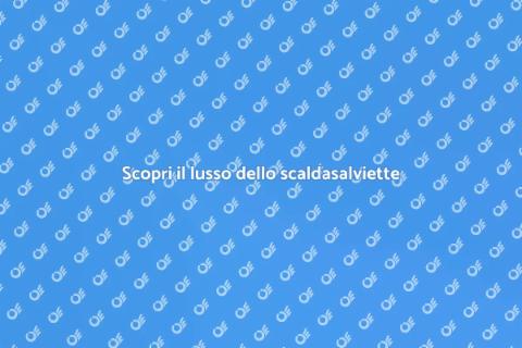 Scaldasalviette elettrico: lusso in bagno