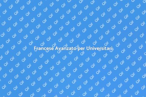 Corso di Francese per Universitari