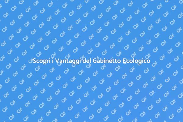 Gabinetto Ecologico: Scelta Sostenibile