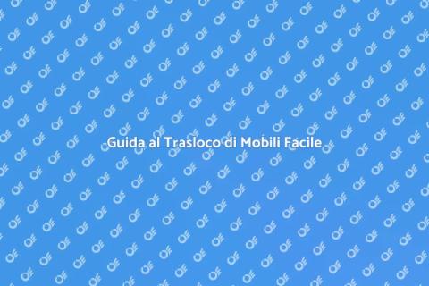 Traslocare Mobili in Casa Nuova