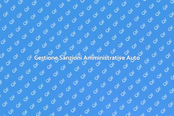 Sanzioni Amministrative per l'Auto