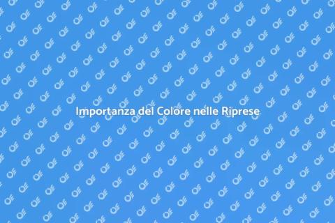Controllo Colore in Ripresa Video