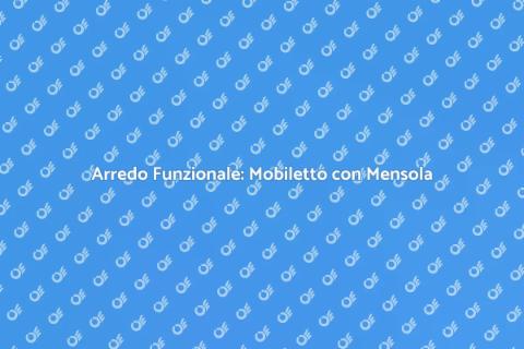 Mobiletto con Mensola per Archivi