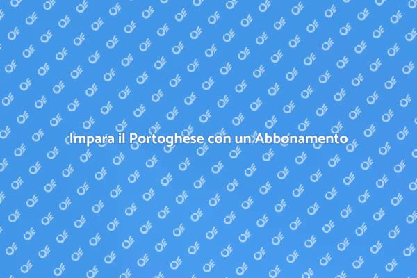 Apprendi il Portoghese con Facilità