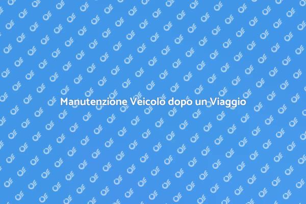 Ritorno alla Freschezza del Veicolo