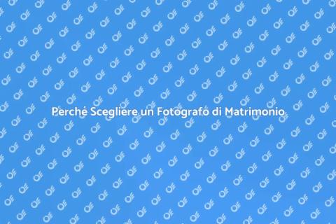 Fotografo Professionista per Matrimonio
