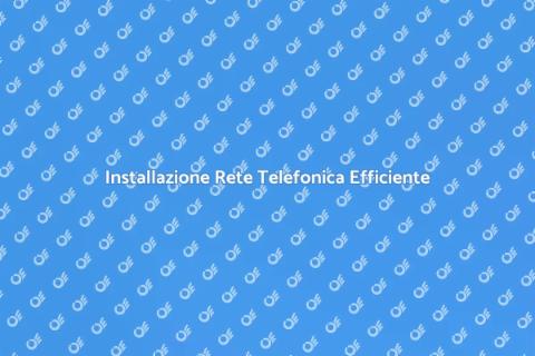 Progettazione Rete Telefonica