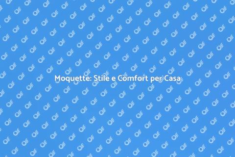 Installazione di Moquette per Casa
