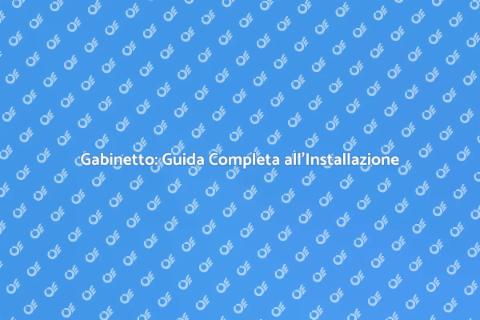 Installare un Gabinetto: Guida Pratica