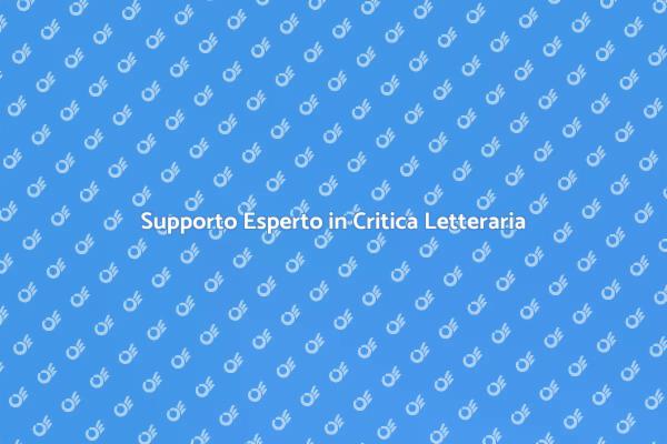 Connettiti con Esperti di Critica Letteraria