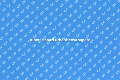 Abbattere alberi: equilibrio urbano