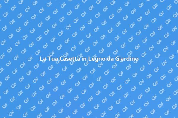 Magia della Casetta in Legno Coloniale