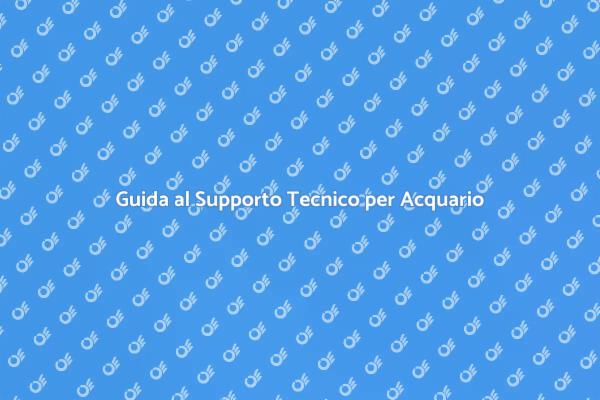 Gestisci il Tuo Acquario con Esperti