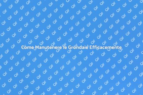 Manutenzione Grondaie: Guida Completa