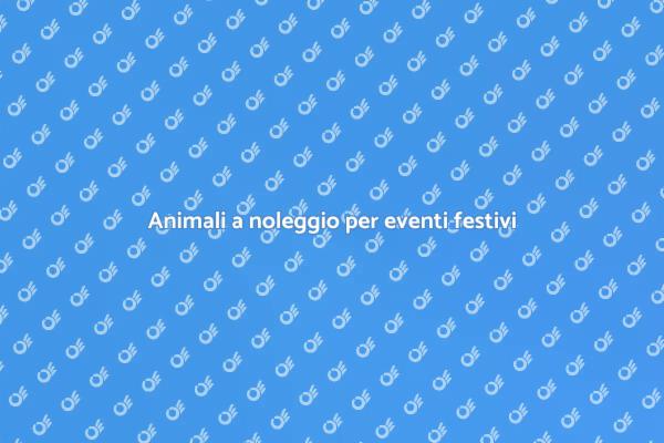 Rendi uniche le tue festività con animali
