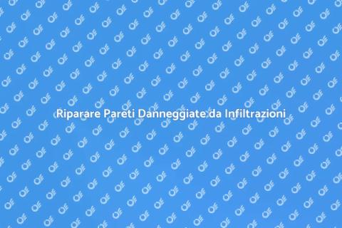 Stuccare Parete Danneggiata Infiltrazioni