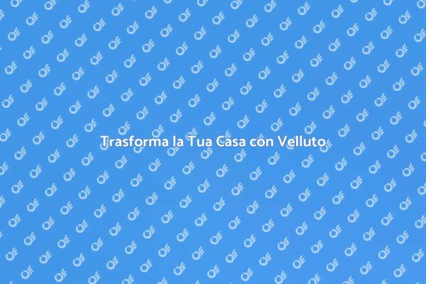 Pittura Velluto: Eleganza per Interni