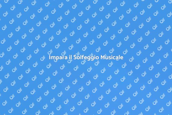Scopri il Corso di Solfeggio Musicale
