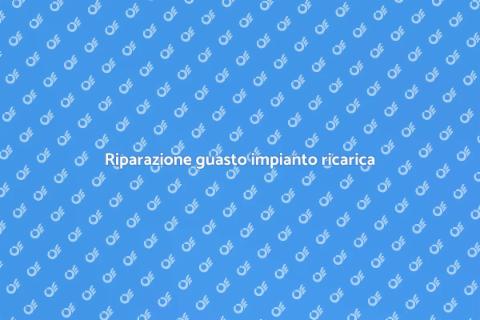 Guasto impianto ricarica elettrica