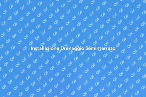 Riparazione Drenaggio Seminterrato