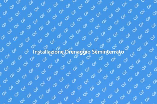 Drenaggio: Proteggi la Tua Casa