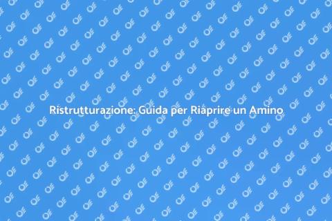 Riaprire un Amino: Trasforma il Tuo Spazio