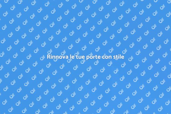 Ristrutturazione porte: migliora gli spazi
