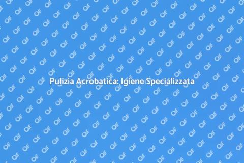 Pulizia Acrobatica: Servizio Unico