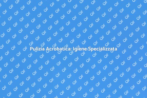 Scopri la Pulizia Acrobatica!