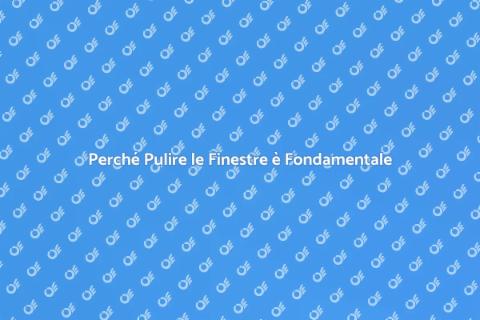 Pulire le Finestre nell'Edilizia