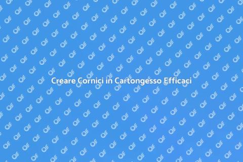 Cornici in Cartongesso per Esposizioni