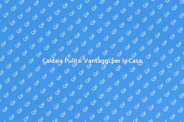 Pulizia Caldaia: Sicurezza Garantita