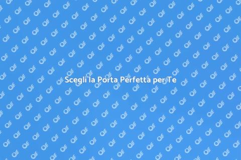 Porta con Maniglie a Placca: Stile e Funzionalità