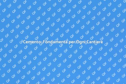 Trasporto Cemento: Fondamenta Ristrutturazioni