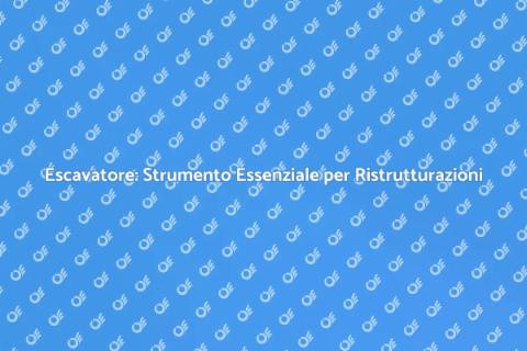 Potenza e Versatilità di un Escavatore