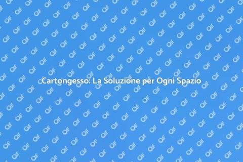 Cartongesso: Versatilità per la Casa