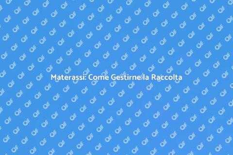Raccolta Materassi: Guida Completa