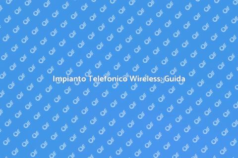 Progettazione Impianto Telefonico