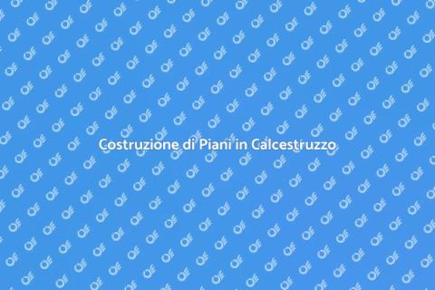 Piano da Lavoro in Calcestruzzo