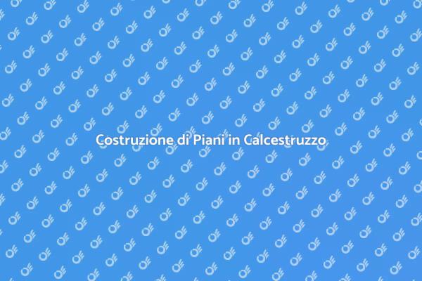 Come Creare un Piano in Calcestruzzo