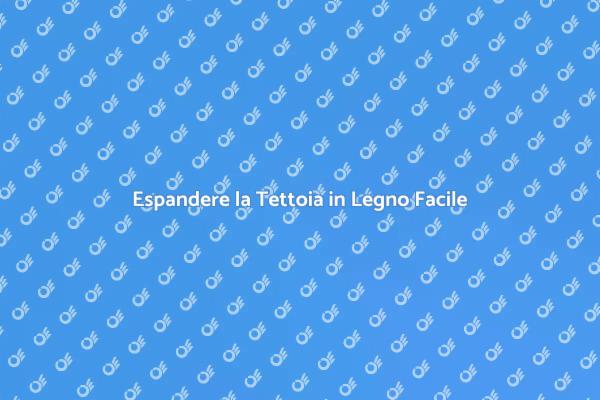 Espandi la Tua Tettoia in Legno