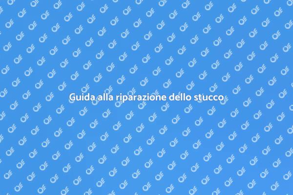 Ristrutturazione: riparare lo stucco