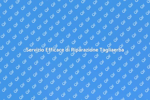 Ripristina il Tuo Tagliaerba Subito