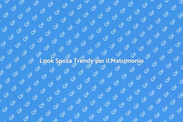 Trucco Moderno per Sposi Trendy