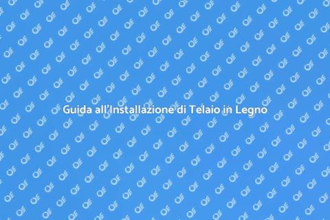 Telaio in Legno Stile Industriale