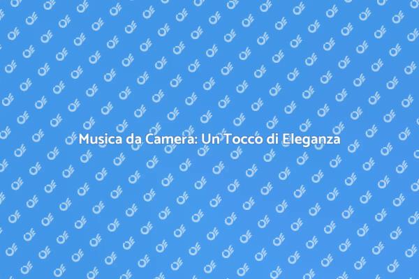 Melodie Eleganti per il Tuo Ricevimento