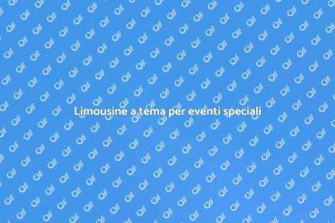 Noleggio limousine a tema esclusivo
