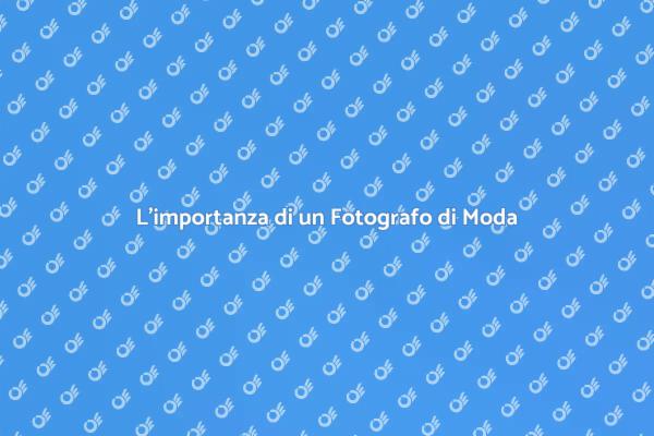 Fotografia Professionale per Moda